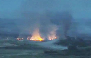 Бойцы ВСУ взорвали вражеский склад с боеприпасами под Бахмутом