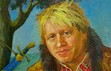 Johnson Turned Out For Ukrainian Cossackhood, Named Borys Chupryna