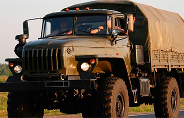 Military Ural Collides With Fuel Tanker In Vitsebsk Region