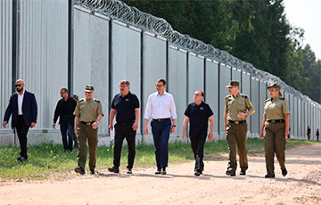 Polish Prime Minister Visits The Border With Belarus