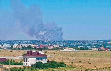 Powerful Explosion In Chornobaivka