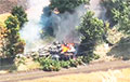 Згарэў дашчэнту: УСУ знішчылі танк расейцаў на Данбасе