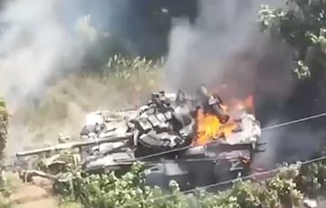 10th Mountain Assault Brigade Warriors Destroy Russian Tank With Crew Near Lysychansk