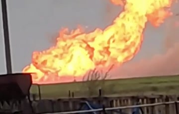 В Челябинской области вспыхнул пожар на трубопроводе «Газпром трансгаза»