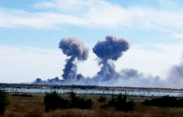 T-72 Tank, 92H6E Radar, Ammunition: Equipment Destroyed By Explosion At Airfield In Belarus