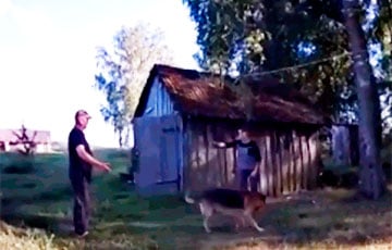 В Вороновском районе белоруска натравила овчарку на милиционеров