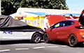 В Орше произошла серьезная авария с участием милицейского авто