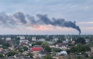 У Крыме раздаюцца магутныя выбухі: пад Джанкоем гарыць расейская вайсковая частка