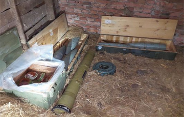В Киевской области обнаружили схрон оружия российских оккупантов