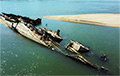 Дунай так обмелел, что из воды показались затонувшие военные корабли