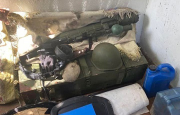 У Кіеўскай вобласці знайшлі схоў расейскай зброі