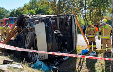 Стали известны подробности аварии с белорусским автобусом в Польше