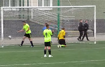 Появилось видео разгрома во второй лиге футбольного чемпионата Беларуси – 29:0