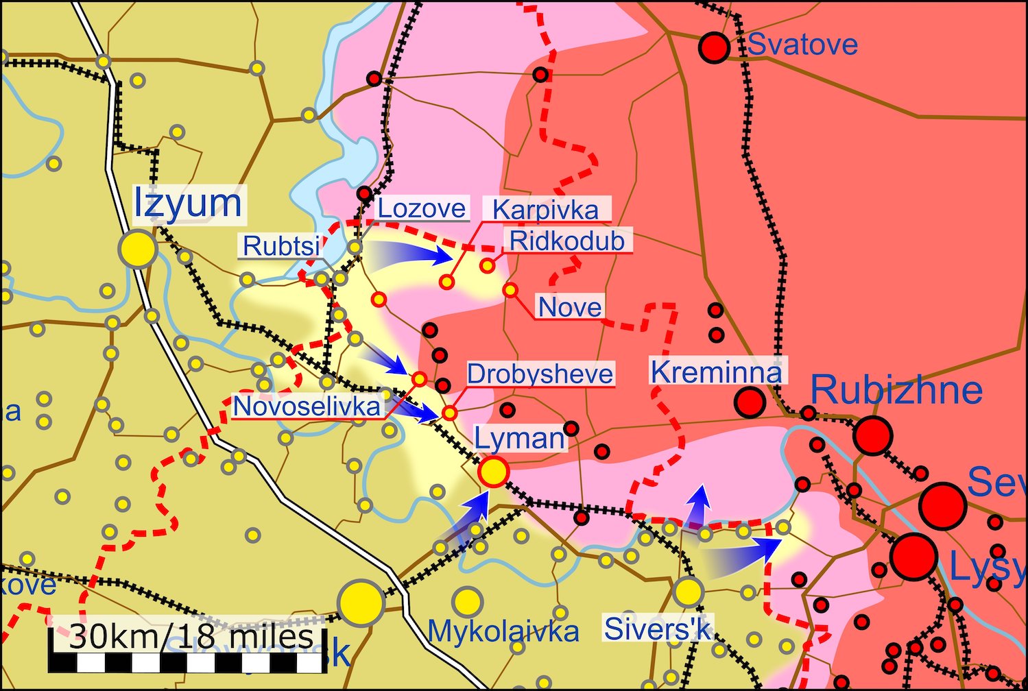 Вяземский котел карта боевых действий подробная