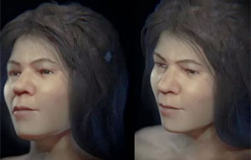 Ученые воссоздали лицо девушки из палеолита, жившей 31 тысячу лет назад