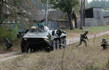 Силы обороны Украины проводят учения на границы с Беларусью