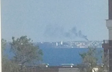 Explosions, Black Smoke Reported In Russian Air Base Area In Sevastopol