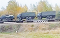 Возле Барановичей заметили очередной эшелон с военной техникой