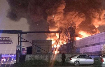 Large Fire In St. Petersburg