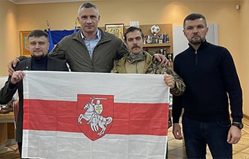 Kalinouski Regiment Commander Meets With Mayor Of Kyiv Vitali Klitschko