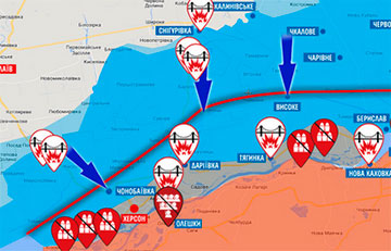 Карта боевых действий: ВСУ вошли в Херсон