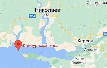 Ukrainian Navy Destroys Russian Weapons And Troops On The Kinburn Spit