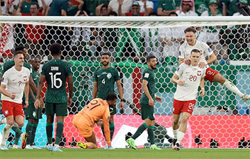 ЧС-2022 у футболе: Польшча падолела Савудаўскую Арабію з лікам 2:0
