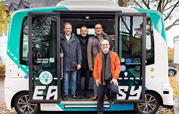 Во Франкфурте-на-Майне запустили беспилотные автобусы