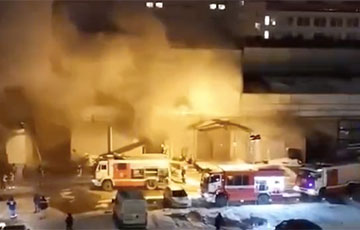 Large-Scale Fire In St. Petersburg