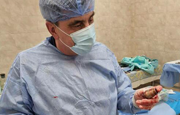 Украинские хирурги достали из тела бойца неразорвавшуюся гранату