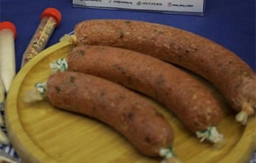 В Минске показали, как выглядит белорусская вегетарианская колбаса