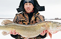 Новы персанальны рэкорд: беларускі рыбак выцягнуў з палонкі велізарнага шчупака