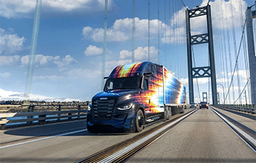 В США представили дизельный грузовик с революционной аэродинамикой