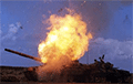 Відэафакт: Ахоплены агнём варожы танкіст уцякае з поля бою