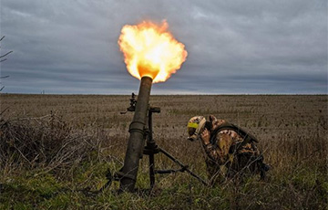 Украинские военные огнем из минометов накрыли позиции россиян под Бахмутом