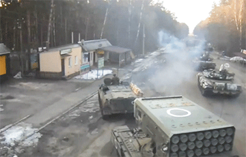 Российские военные пытались захватить заправку под Гомелем