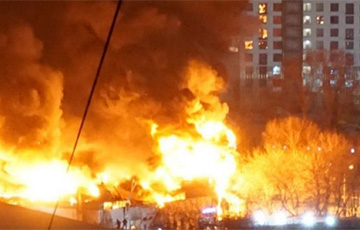В Москве горит главное управлении МВД РФ
