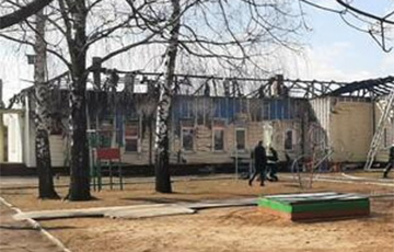 В Стародорожском районе горел детский сад