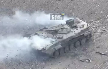 Ukrainian Fighters Destroy Enemy IFV From Javelin