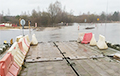 В Чериковском районе затопило понтонный мост через Сож