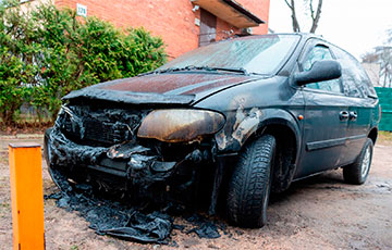 В Вильнюсе сожгли авто пророссийского активиста, который устраивал провокации против белорусов