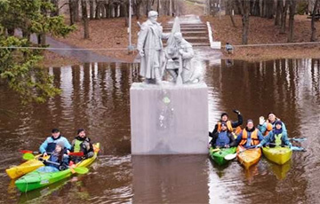 Байдарочники открыли новый маршрут – «Полоцкая Венеция»