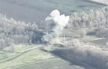 KamAZ Truck Drives Over Two Mines Two Land Mines When Transporting Russian Soldiers