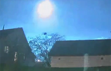 В Гомеле и Мозыре зафиксирована яркая вспышка