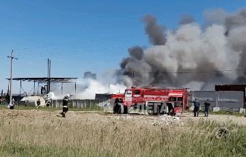 Major Fire Breaks Out Near One Of Plants In Russia's Stavropol Region