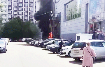 У Маскве грымнуў выбух: над горадам узняўся стаўбун чорнага дыму