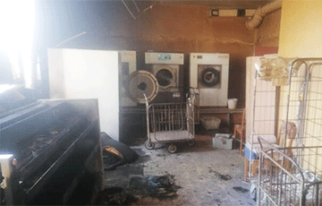 В Кобрине 23-летний россиянин разгромил и поджег прачечную