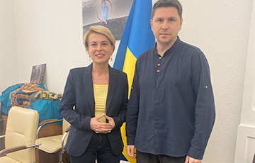 Наталья Радина встретилась с советником Офиса президента Украины Михаилом Подоляком