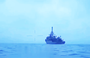 Russian Ship Ivan Khurs Explodes At The Moment Of Drone Strike: New Video