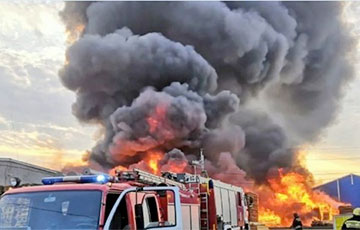 Large-Scale Fire In Chelyabinsk, Russia